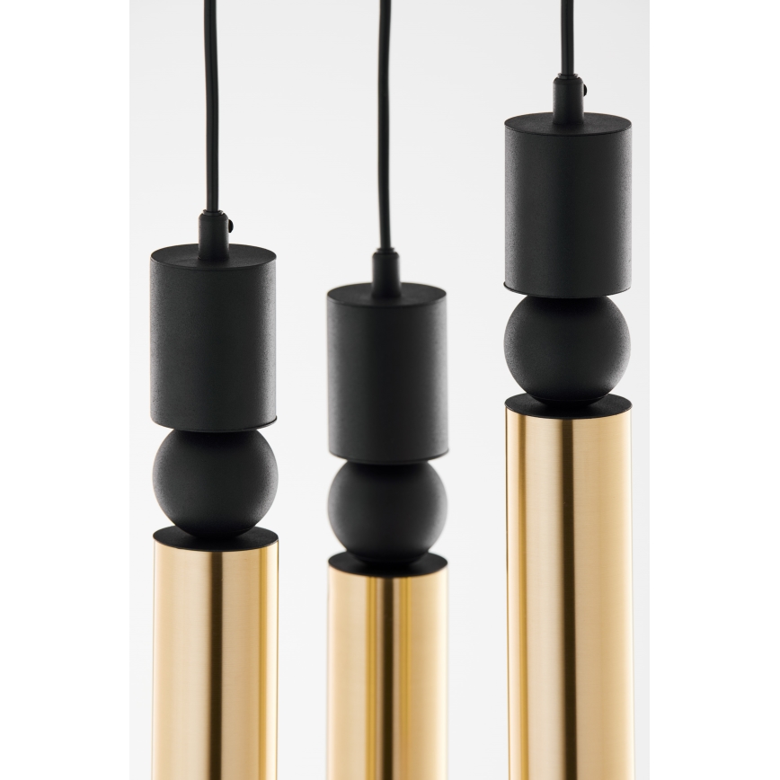 Jupiter 2016 - Chandelier on a string ALAS 3xGU10/10W/230V gold/black