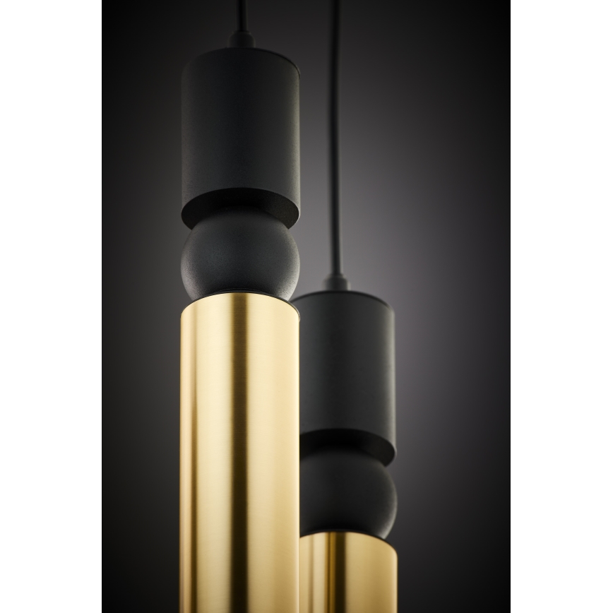 Jupiter 2017 - Chandelier on a string ALAS 5xGU10/10W/230V gold/black