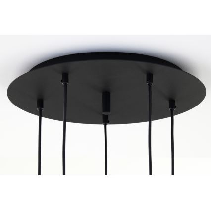 Jupiter 2017 - Chandelier on a string ALAS 5xGU10/10W/230V gold/black