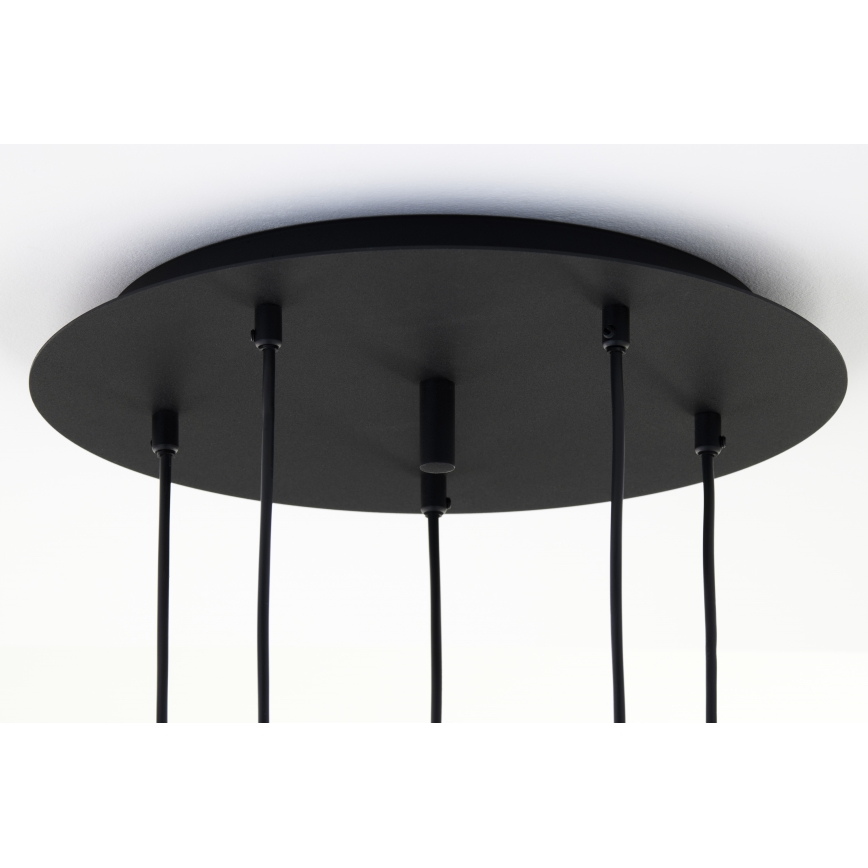Jupiter 2017 - Chandelier on a string ALAS 5xGU10/10W/230V gold/black