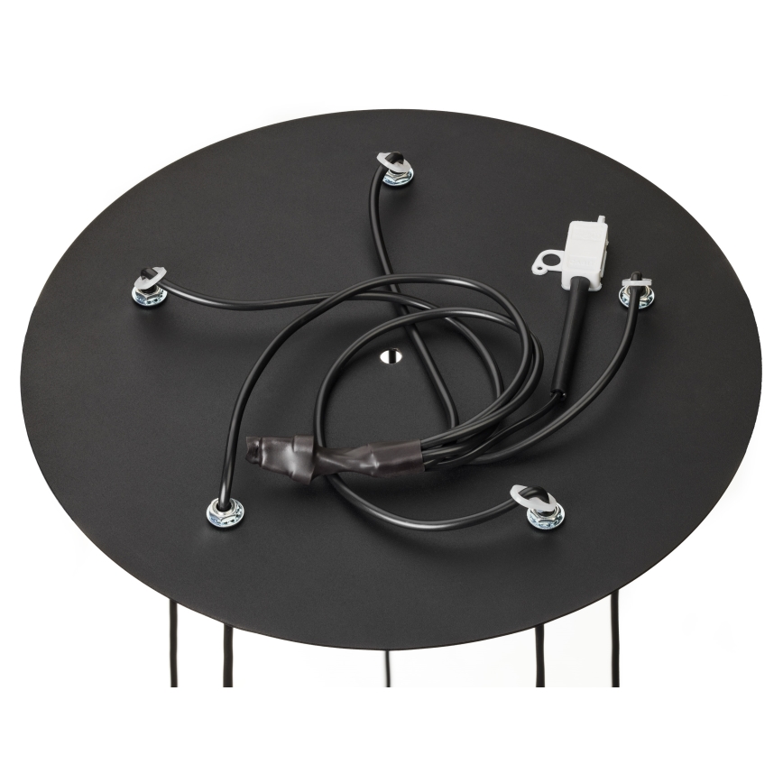 Jupiter 2017 - Chandelier on a string ALAS 5xGU10/10W/230V gold/black