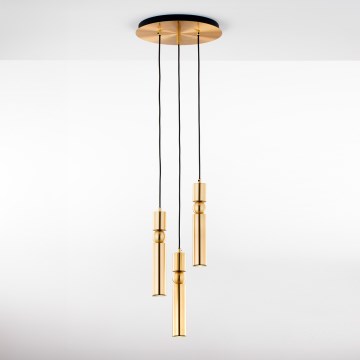 Jupiter 2019 - Chandelier on a string ALAS 3xGU10/10W/230V gold