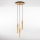 Jupiter 2019 - Chandelier on a string ALAS 3xGU10/10W/230V gold