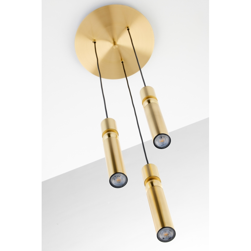 Jupiter 2019 - Chandelier on a string ALAS 3xGU10/10W/230V gold