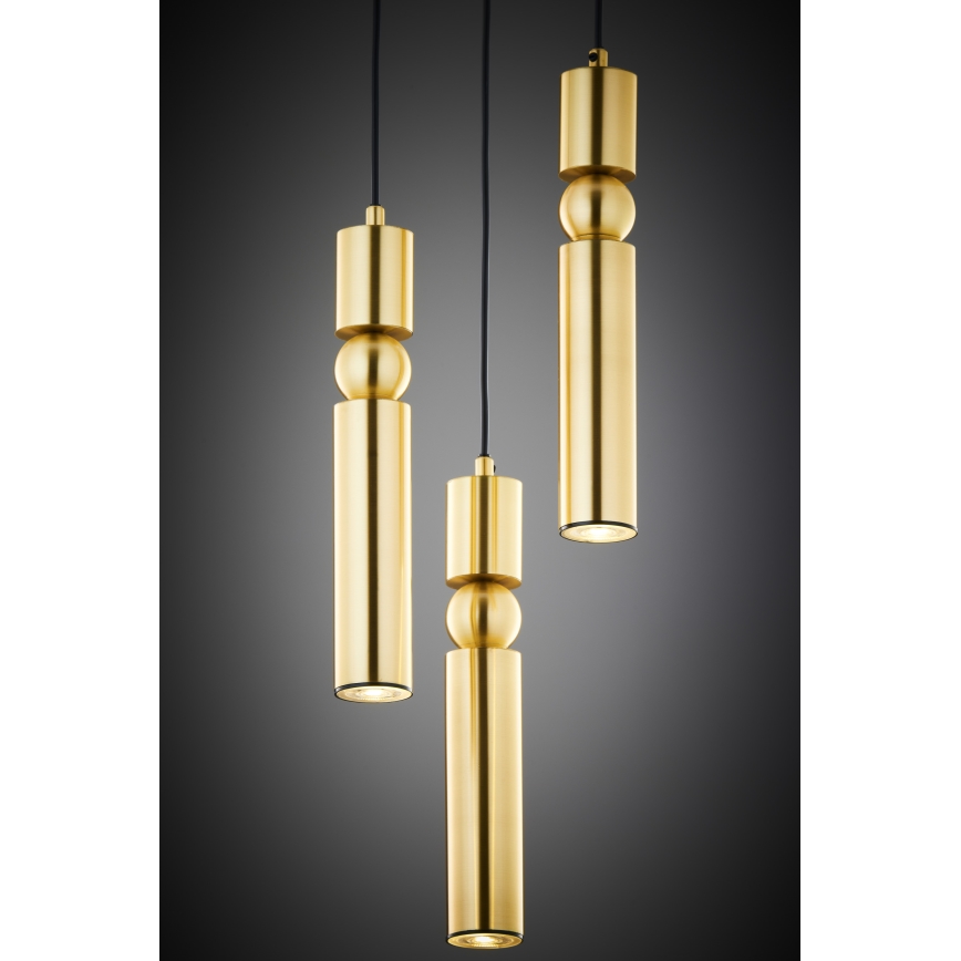 Jupiter 2019 - Chandelier on a string ALAS 3xGU10/10W/230V gold