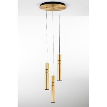 Jupiter 2019 - Chandelier on a string ALAS 3xGU10/10W/230V gold