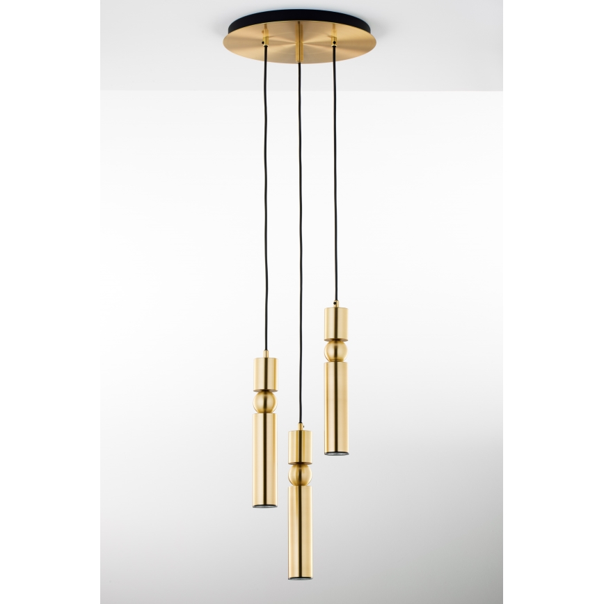 Jupiter 2019 - Chandelier on a string ALAS 3xGU10/10W/230V gold