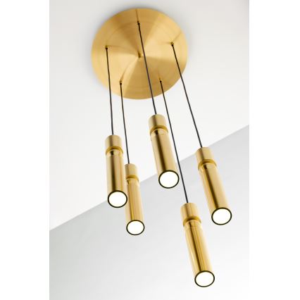 Jupiter 2020 - Chandelier on a string ALAS 5xGU10/10W/230V gold