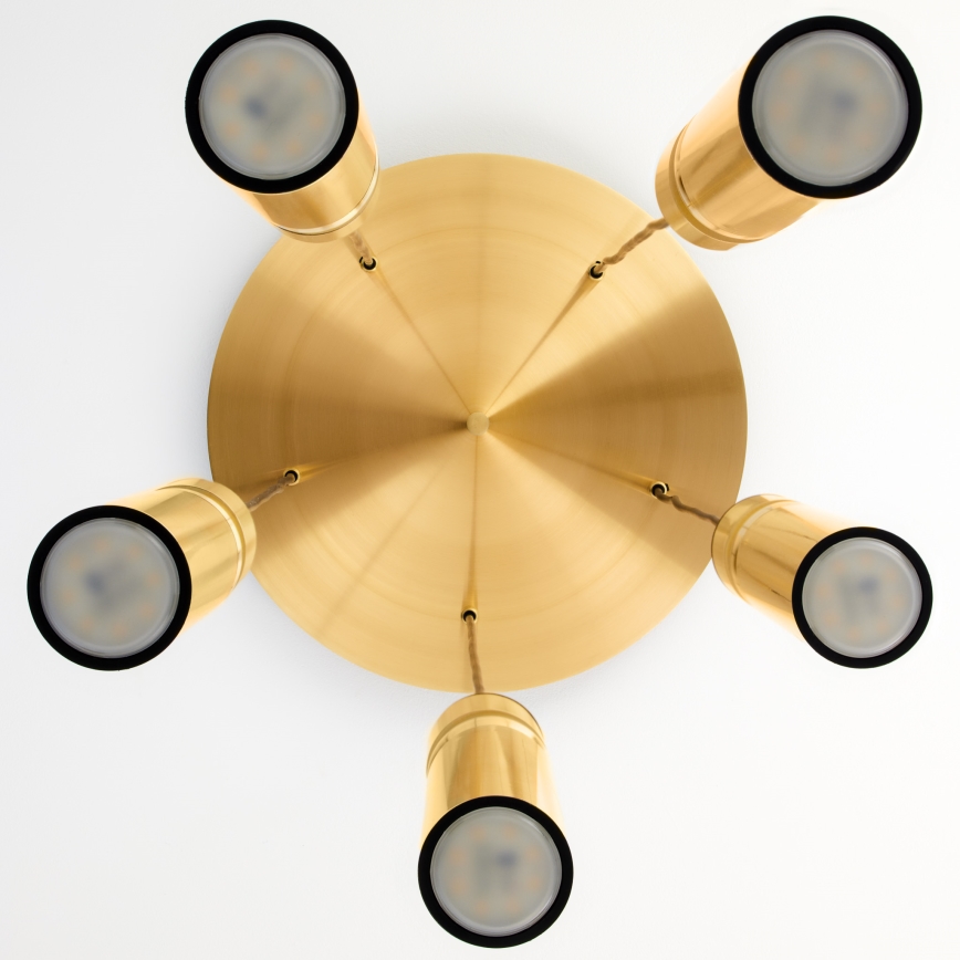 Jupiter 2020 - Chandelier on a string ALAS 5xGU10/10W/230V gold