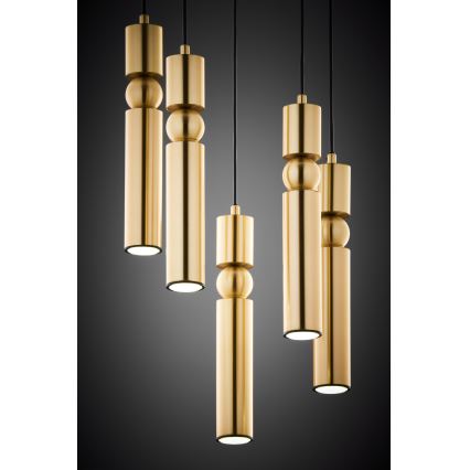 Jupiter 2020 - Chandelier on a string ALAS 5xGU10/10W/230V gold