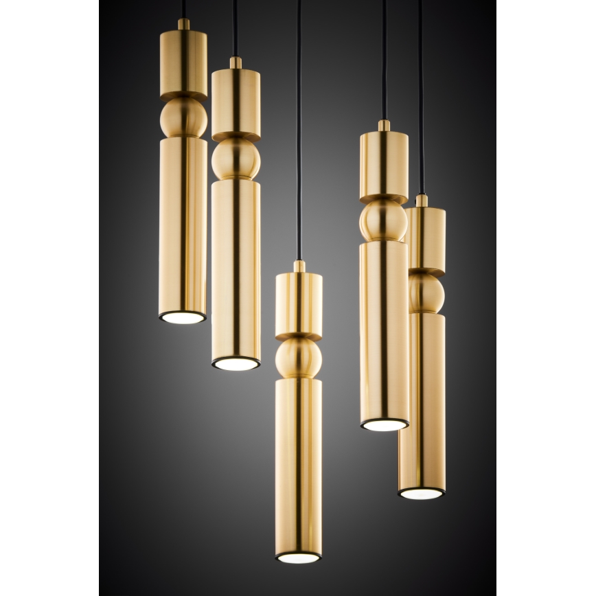 Jupiter 2020 - Chandelier on a string ALAS 5xGU10/10W/230V gold