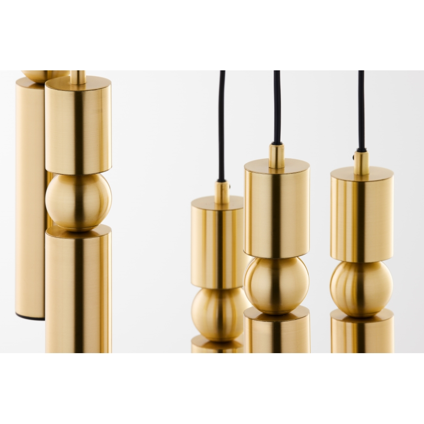 Jupiter 2020 - Chandelier on a string ALAS 5xGU10/10W/230V gold