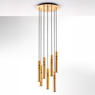 Jupiter 2021 - Chandelier on a string ALAS 7xGU10/10W/230V gold