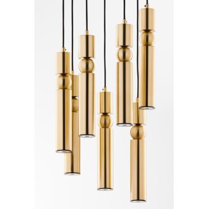 Jupiter 2021 - Chandelier on a string ALAS 7xGU10/10W/230V gold