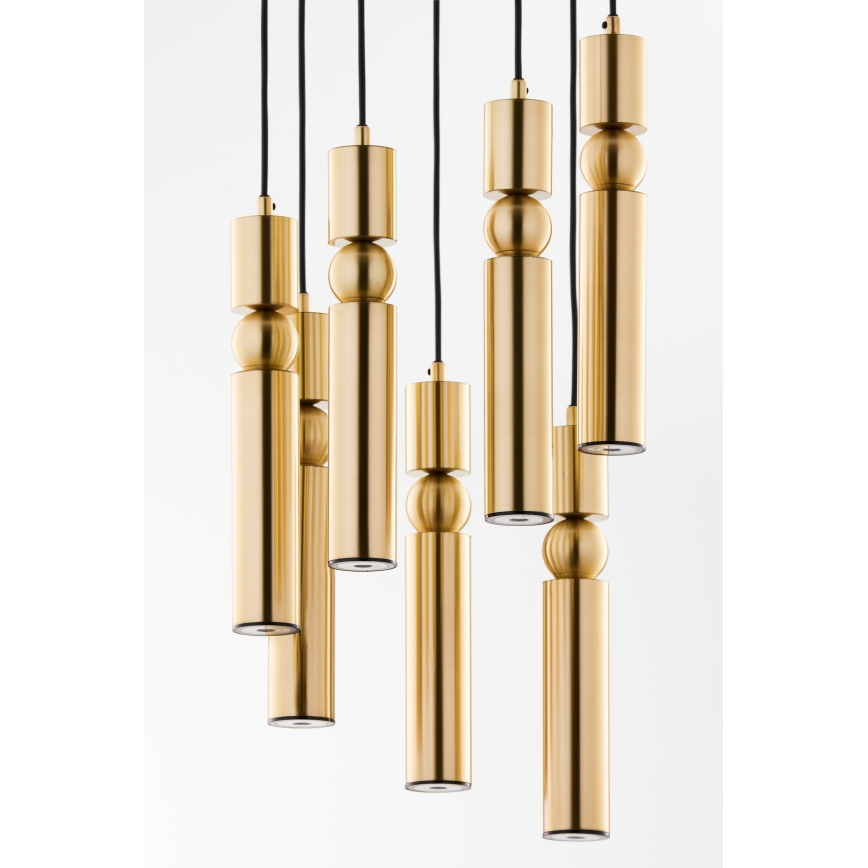 Jupiter 2021 - Chandelier on a string ALAS 7xGU10/10W/230V gold