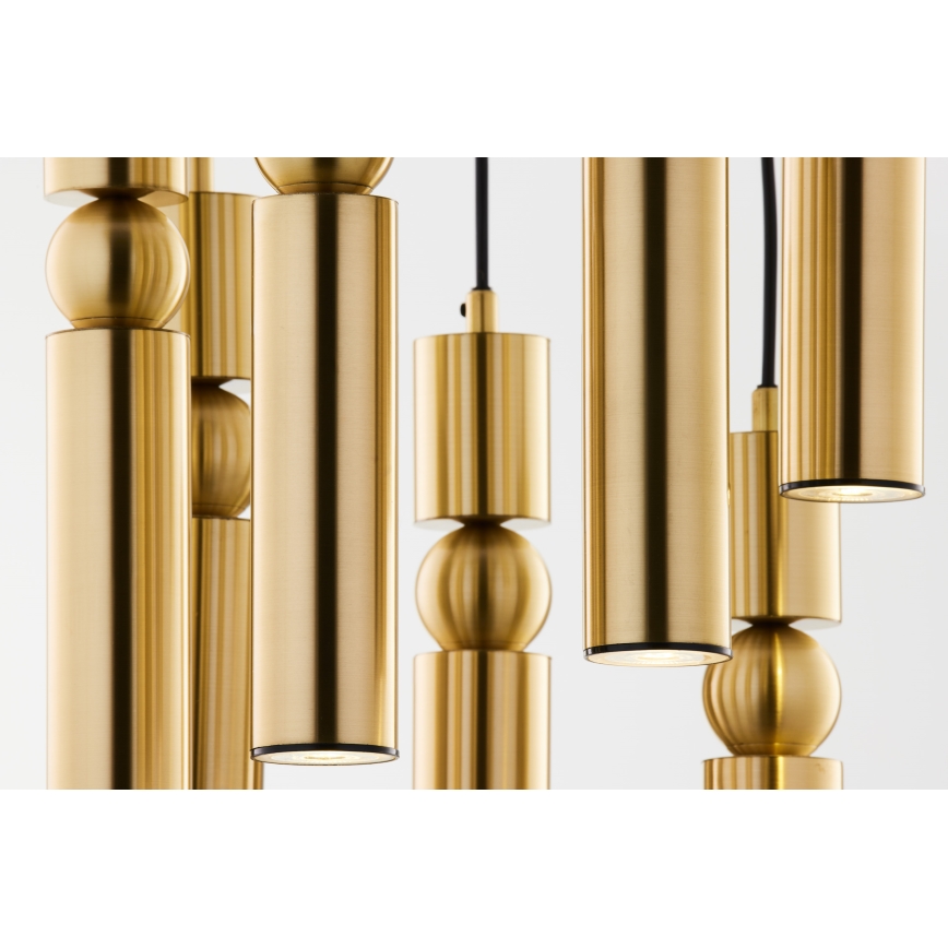 Jupiter 2021 - Chandelier on a string ALAS 7xGU10/10W/230V gold