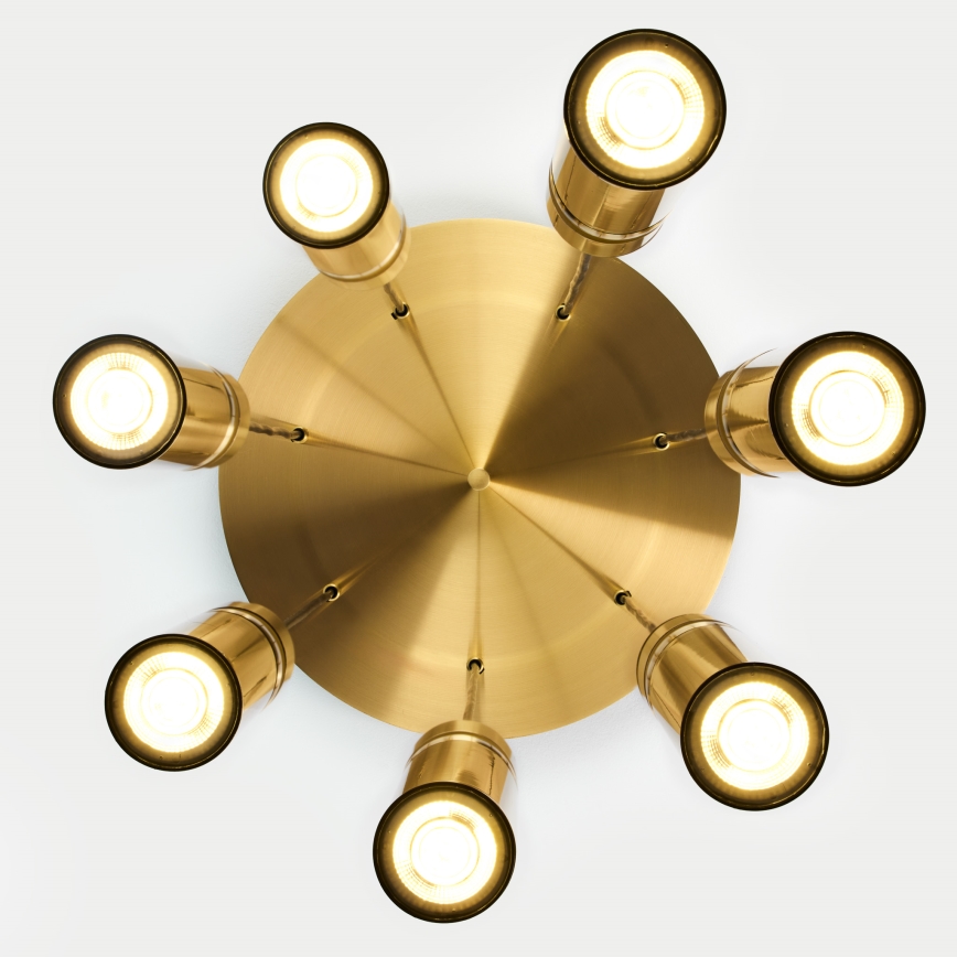 Jupiter 2021 - Chandelier on a string ALAS 7xGU10/10W/230V gold