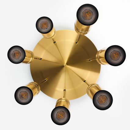 Jupiter 2021 - Chandelier on a string ALAS 7xGU10/10W/230V gold