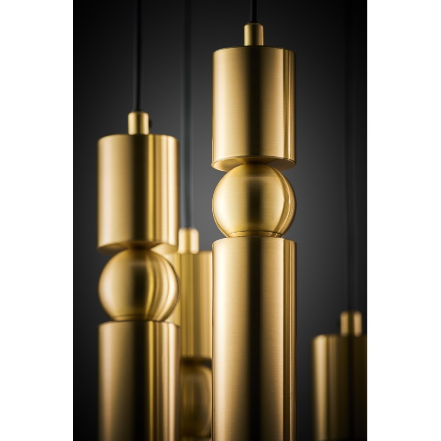 Jupiter 2021 - Chandelier on a string ALAS 7xGU10/10W/230V gold