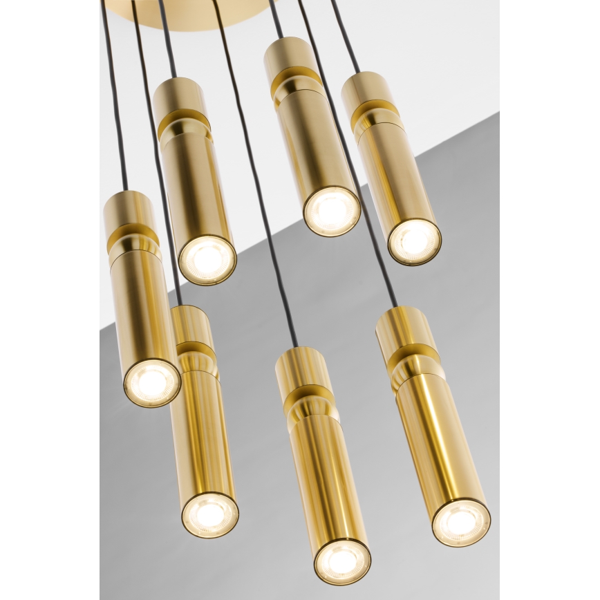 Jupiter 2021 - Chandelier on a string ALAS 7xGU10/10W/230V gold