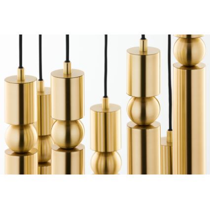 Jupiter 2021 - Chandelier on a string ALAS 7xGU10/10W/230V gold