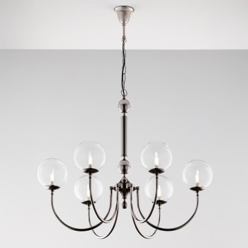 Jupiter 2022 - Chandelier on a chain BRILLANTE 6xG9/10W/230V shiny chrome