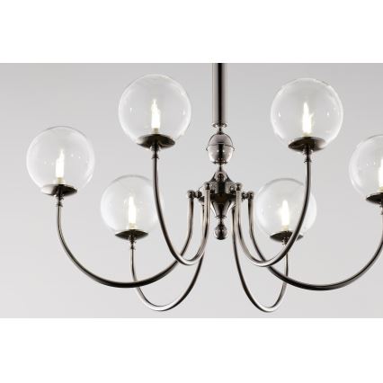 Jupiter 2022 - Chandelier on a chain BRILLANTE 6xG9/10W/230V shiny chrome