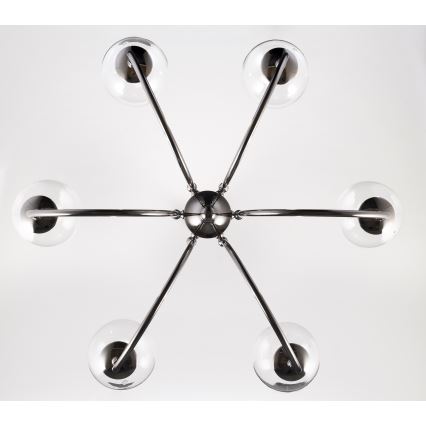 Jupiter 2022 - Chandelier on a chain BRILLANTE 6xG9/10W/230V shiny chrome