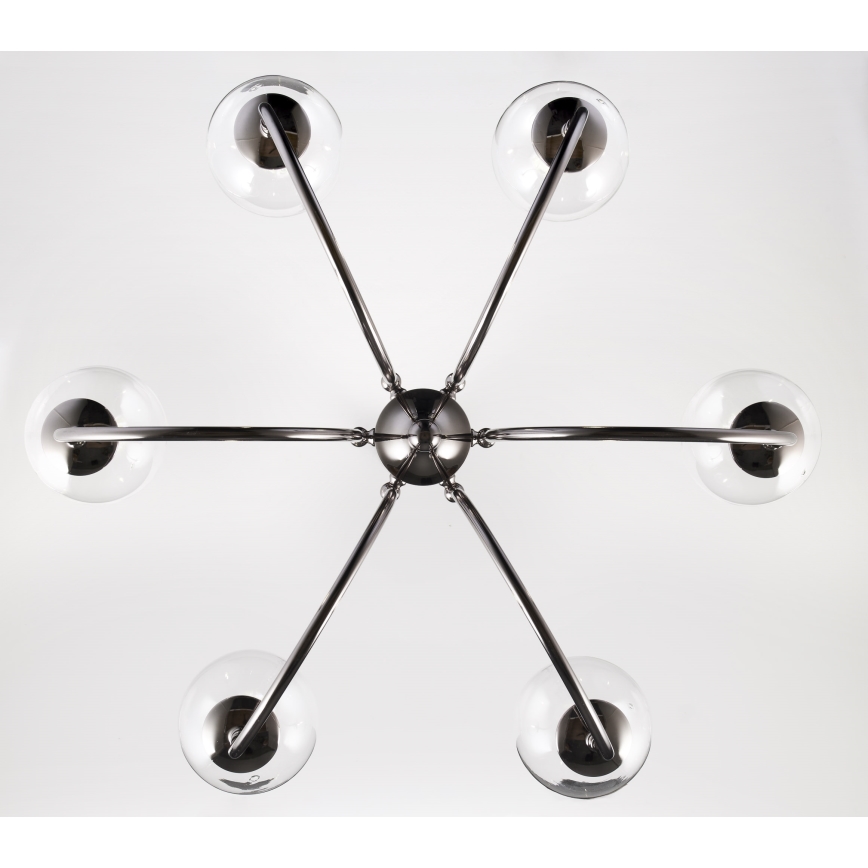 Jupiter 2022 - Chandelier on a chain BRILLANTE 6xG9/10W/230V shiny chrome