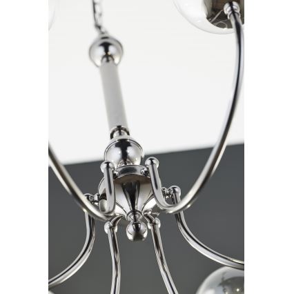 Jupiter 2022 - Chandelier on a chain BRILLANTE 6xG9/10W/230V shiny chrome