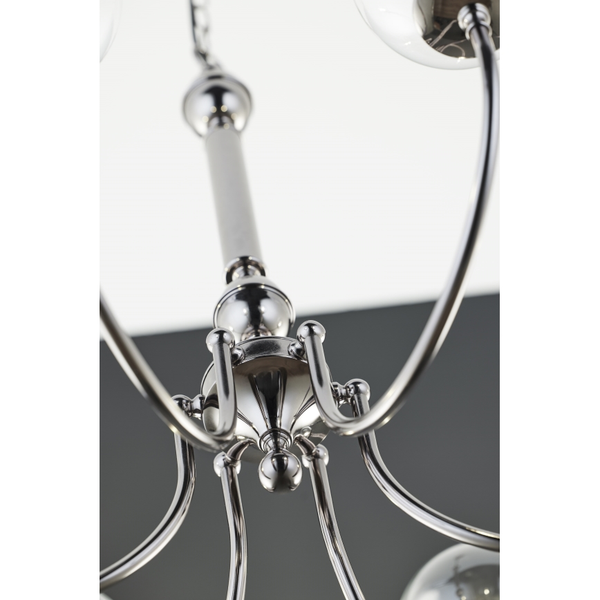 Jupiter 2022 - Chandelier on a chain BRILLANTE 6xG9/10W/230V shiny chrome