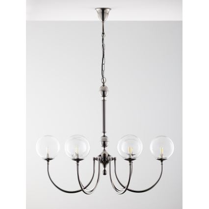 Jupiter 2022 - Chandelier on a chain BRILLANTE 6xG9/10W/230V shiny chrome
