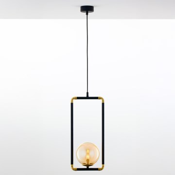 Jupiter 2024 - Chandelier on a string ZAFRA 1xG9/10W/230V black/gold/beige