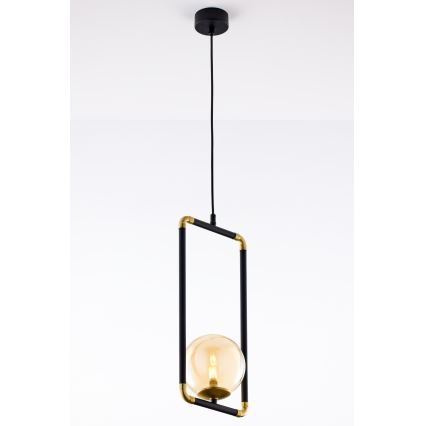 Jupiter 2024 - Chandelier on a string ZAFRA 1xG9/10W/230V black/gold/beige