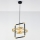 Jupiter 2025 - Chandelier on a string FIORI 1xG9/10W/230V black/gold/beige