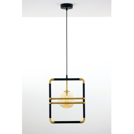 Jupiter 2025 - Chandelier on a string FIORI 1xG9/10W/230V black/gold/beige