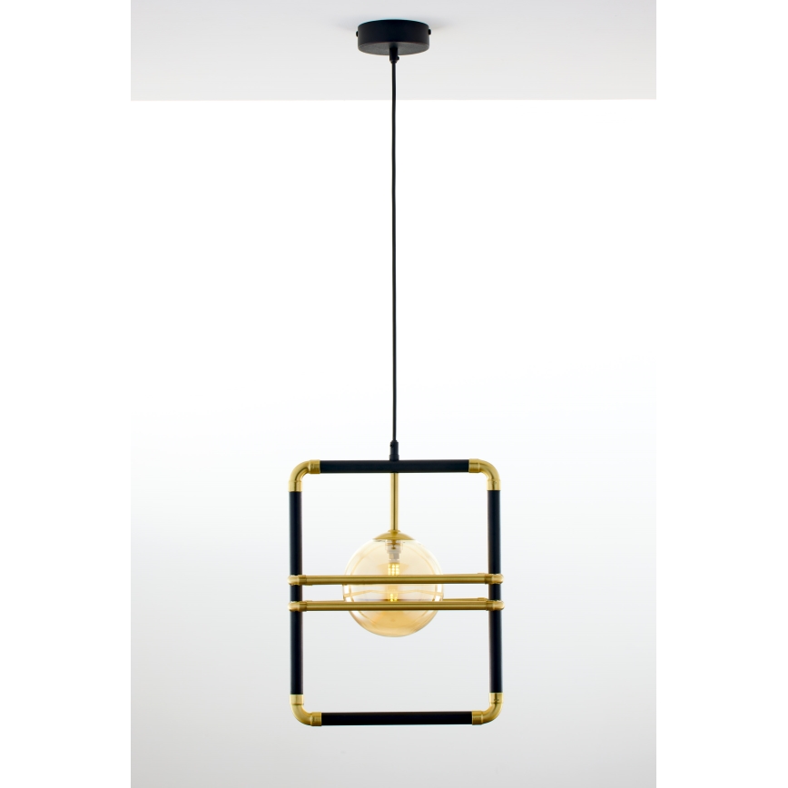 Jupiter 2025 - Chandelier on a string FIORI 1xG9/10W/230V black/gold/beige