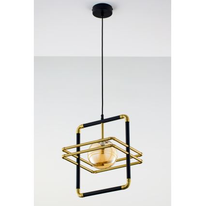 Jupiter 2025 - Chandelier on a string FIORI 1xG9/10W/230V black/gold/beige