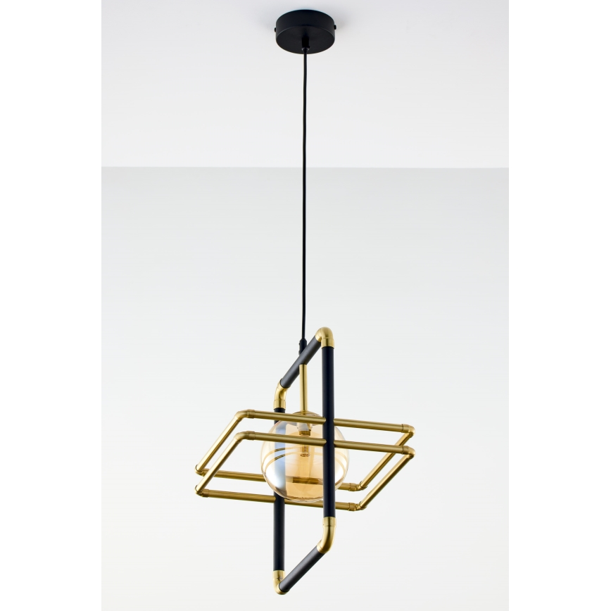 Jupiter 2025 - Chandelier on a string FIORI 1xG9/10W/230V black/gold/beige