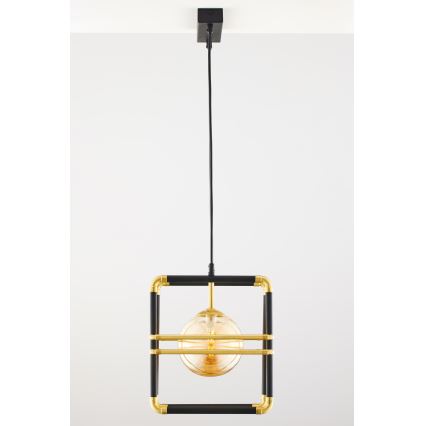 Jupiter 2026 - Chandelier on a string FIORI 2xG9/10W/230V black/gold/beige