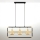Jupiter 2027 - Chandelier on a string FIORI 3xG9/10W/230V black/gold/beige