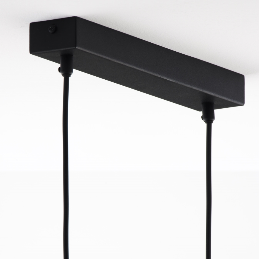 Jupiter 2029 - Chandelier on a string FIORI 2xG9/10W/230V black/gold/clear