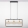 Jupiter 2030 - Chandelier on a string FIORI 3xG9/10W/230V black/gold/clear