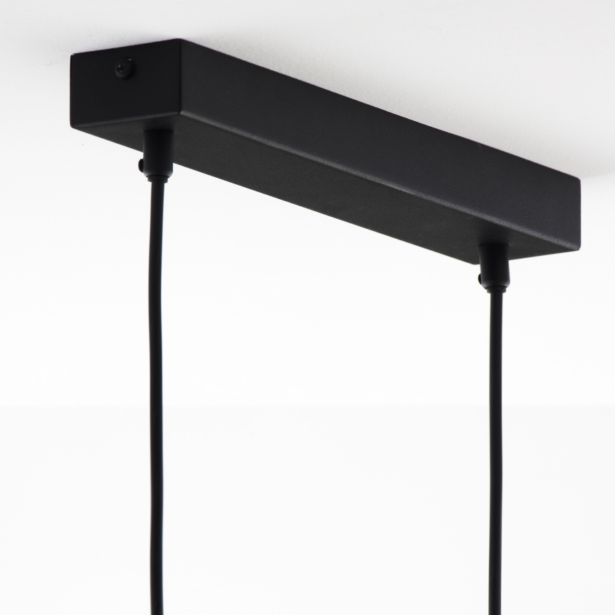 Jupiter 2030 - Chandelier on a string FIORI 3xG9/10W/230V black/gold/clear