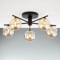 Jupiter 2047 - Surface-mounted chandelier PRATO 5xG9/10W/230V black/beige