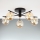 Jupiter 2047 - Surface-mounted chandelier PRATO 5xG9/10W/230V black/beige