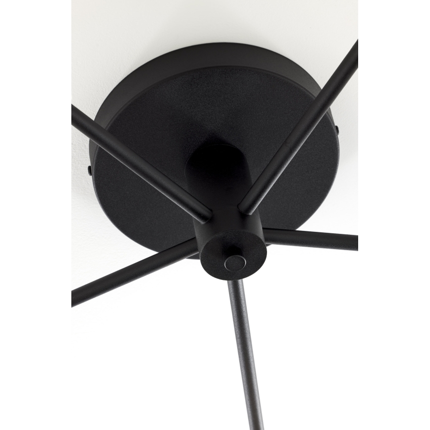 Jupiter 2048 - PRATO surface-mounted chandelier 5xG9/14W/230V black/smoked grey