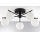 Jupiter 2049 - PRATO Flush-Mount Chandelier 5xG9/14W/230V black/white