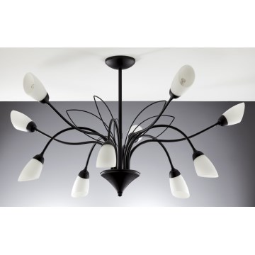 Jupiter 2056 - GLORIOSA Rod-Mounted Chandelier 10xG9/14W/230V Black