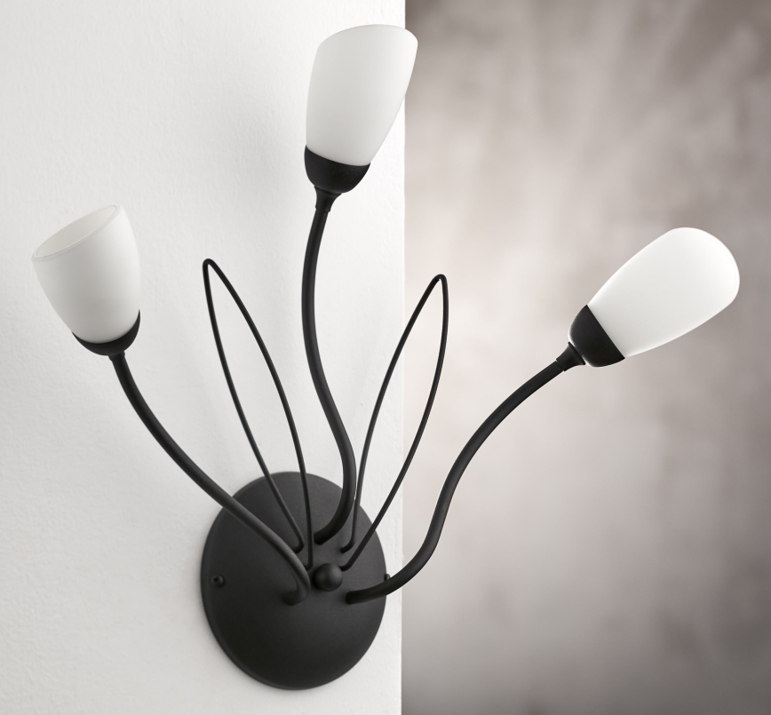 Jupiter 2059 - GLORIOSA Wall Light 3xG9/14W/230V Black